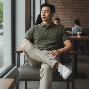 Classic Light Gray Men's Chinos